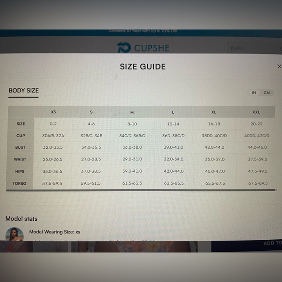 Cupshe Black and White Bikini Sporty High-Waisted Swimwear - Picture 6 of 6